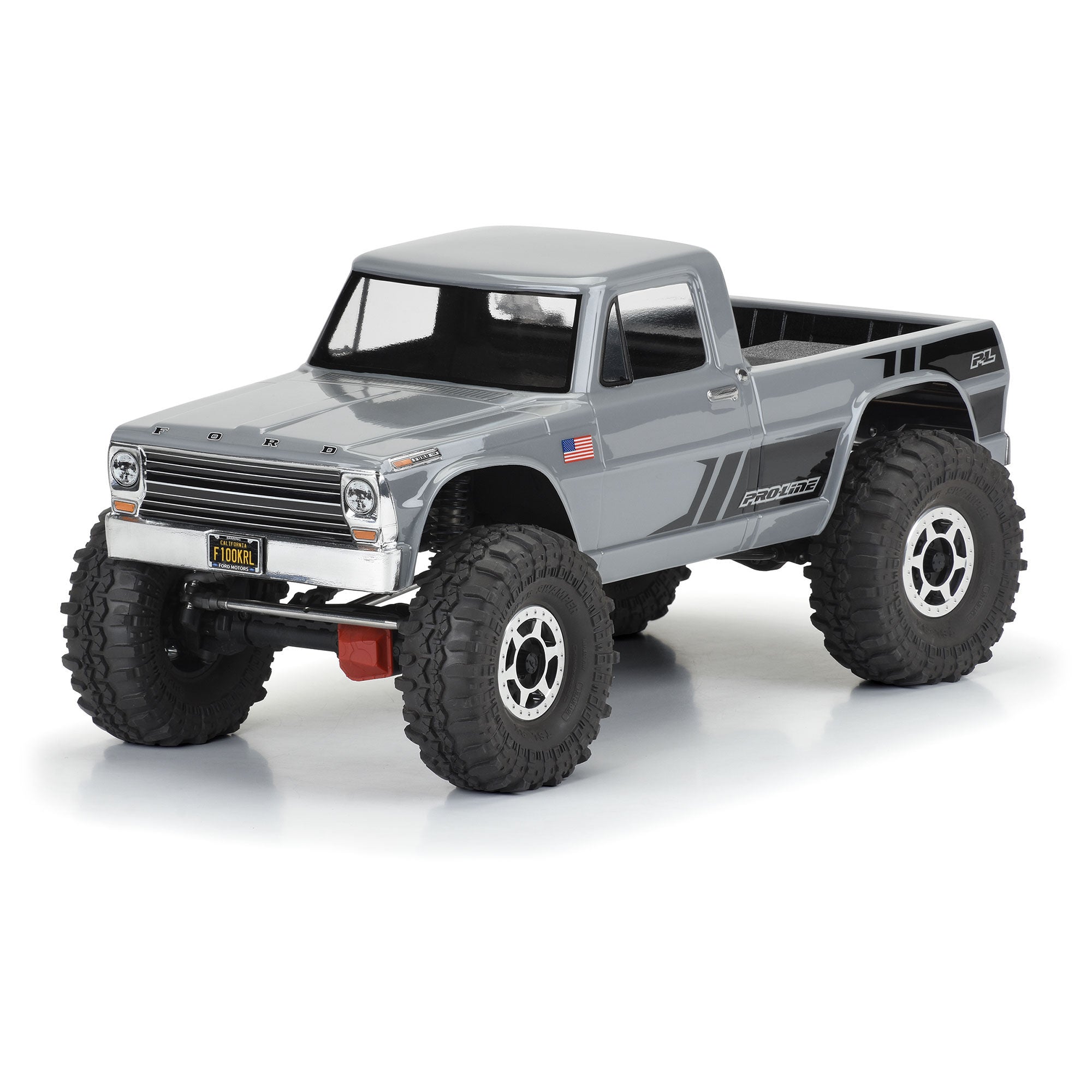 1/10 1967 Ford F-100 Clear Body 12.3" (313mm) Wheelbase Craw