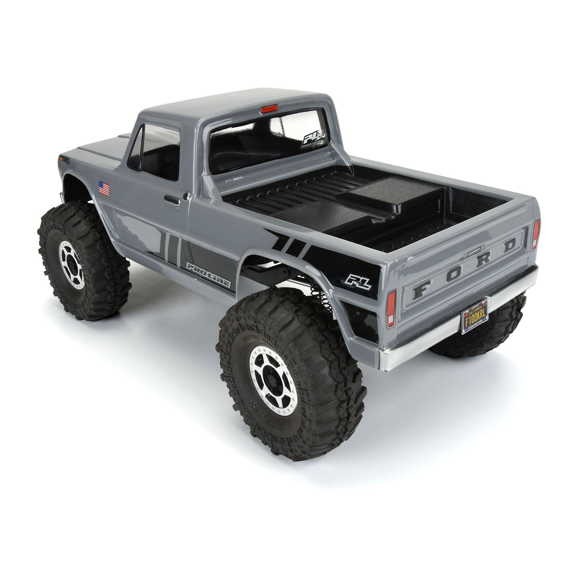 1/10 1967 Ford F-100 Clear Body 12.3" (313mm) Wheelbase Craw