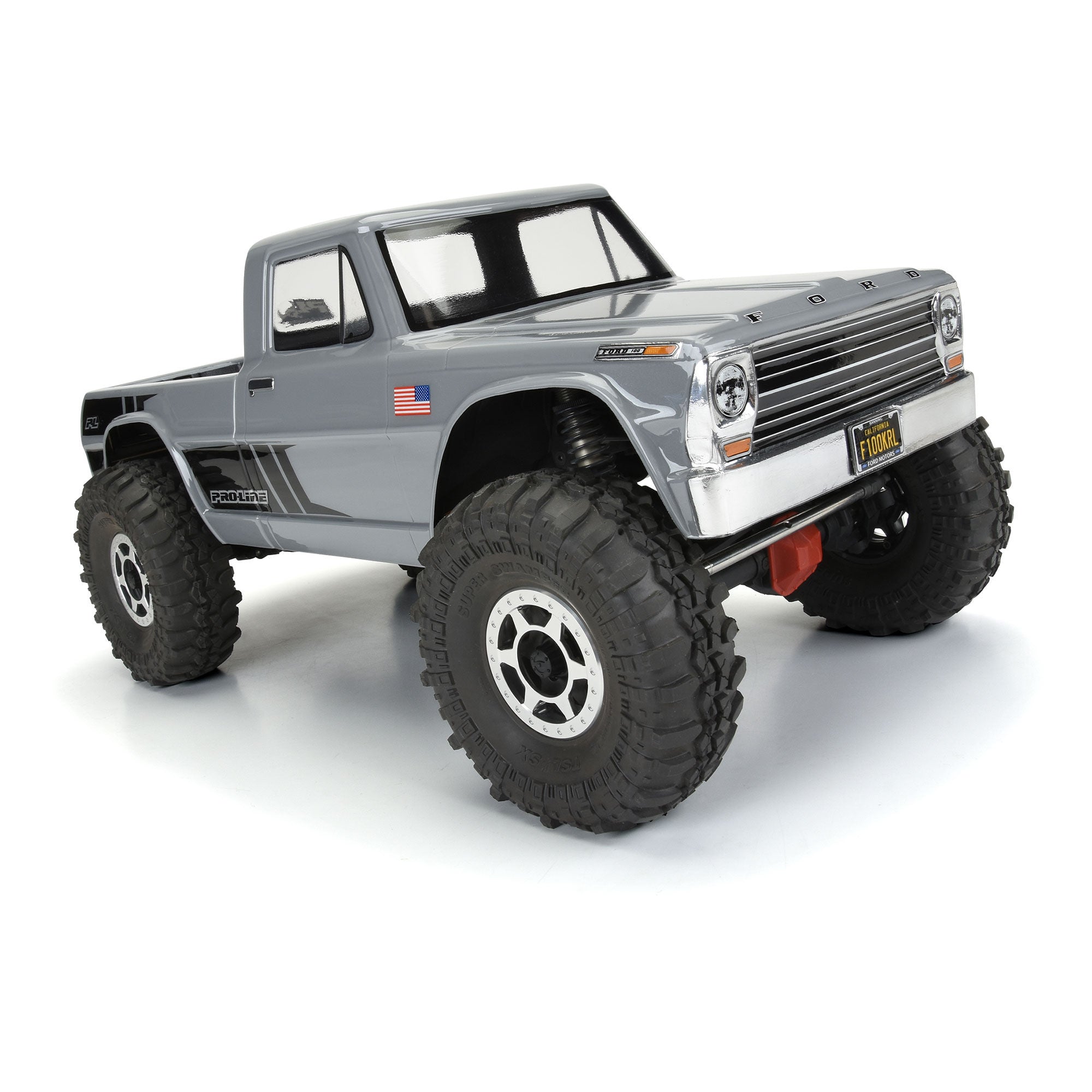 1/10 1967 Ford F-100 Clear Body 12.3" (313mm) Wheelbase Craw
