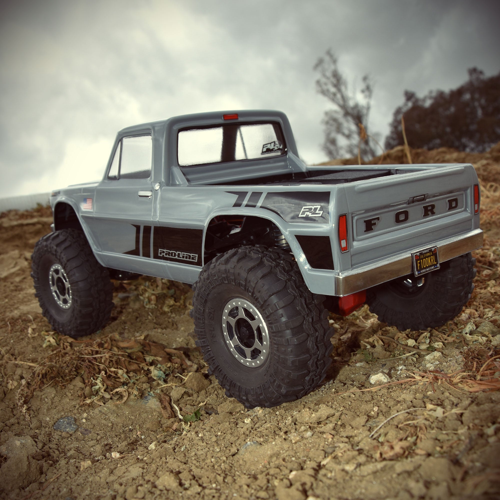 1/10 1967 Ford F-100 Clear Body 12.3" (313mm) Wheelbase Craw