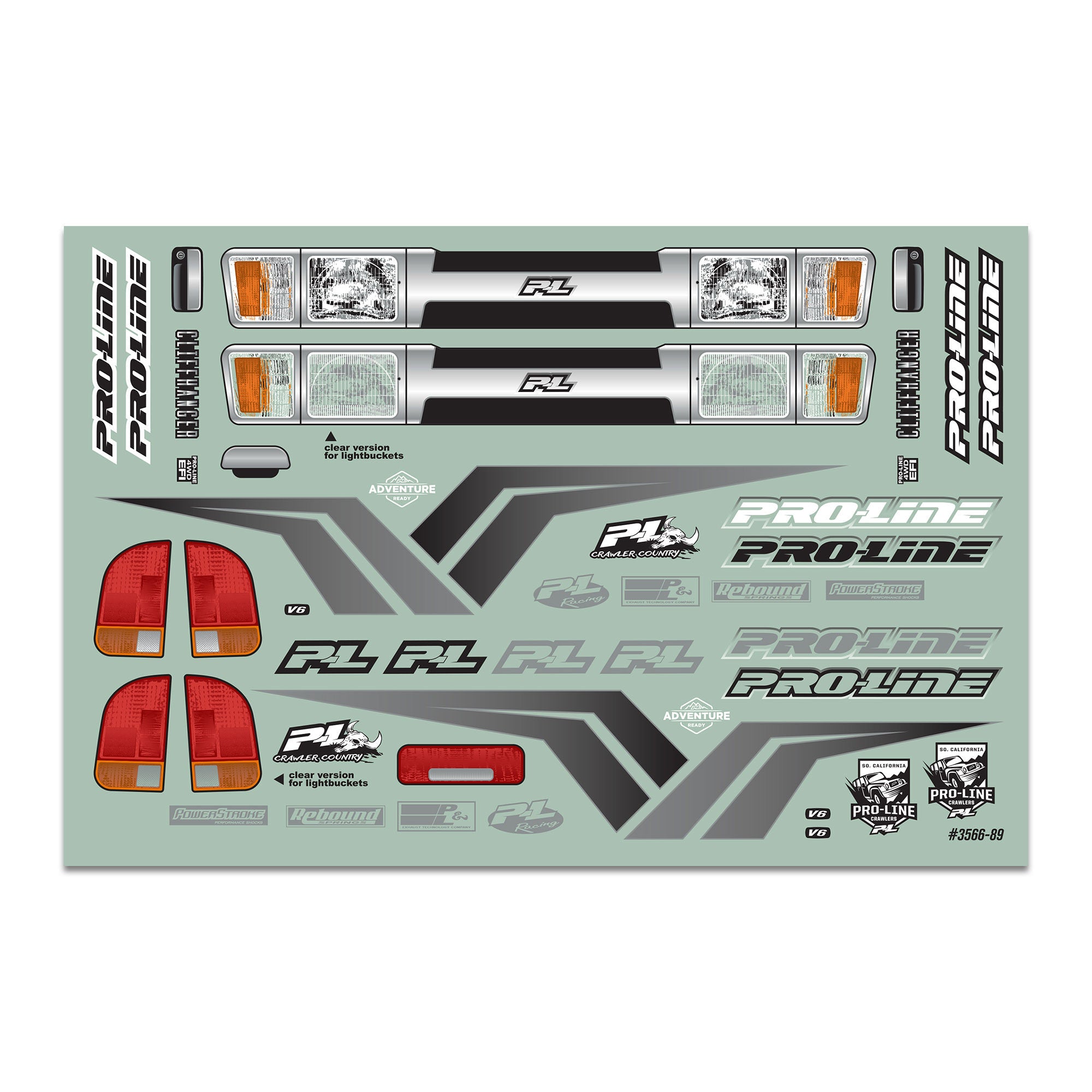 1/10 Cliffhanger HP Cab-Only Clear Body 12.3" (313mm) WB Cra