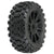 1/8 Badlands MX M2 Fr/Rr Buggy Tires Mounted 17mm Black Mach