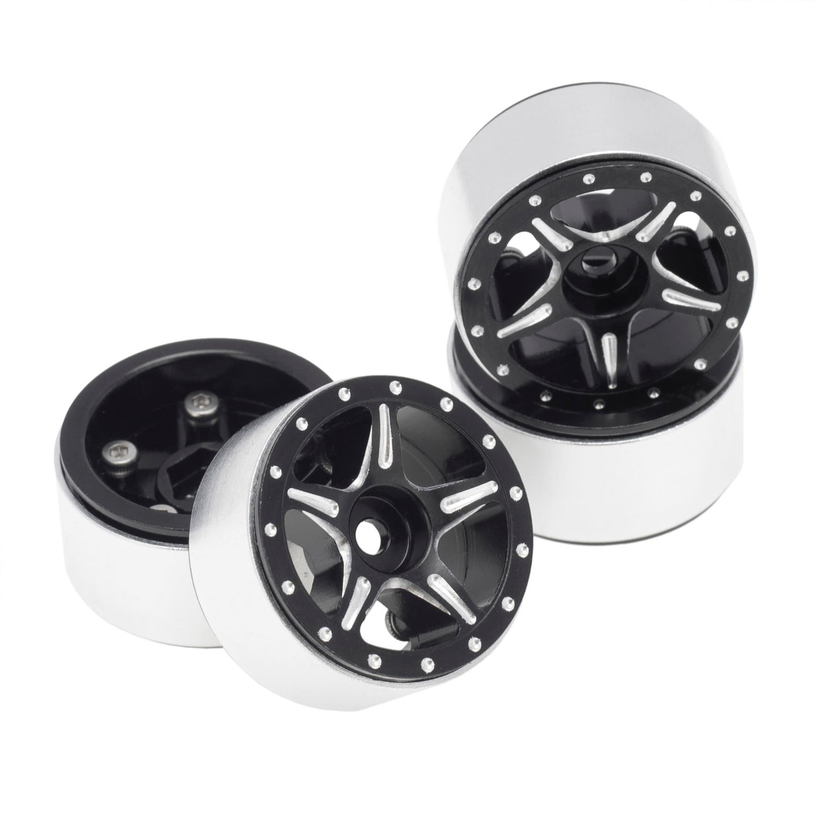 5 Spoke B&#39;lock Alum Wheels 4pcs SCX24