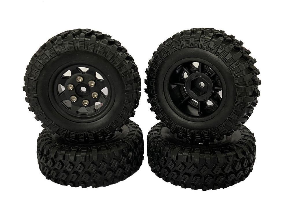 Wheel & Tyre Set 4pcs AX/SCX24