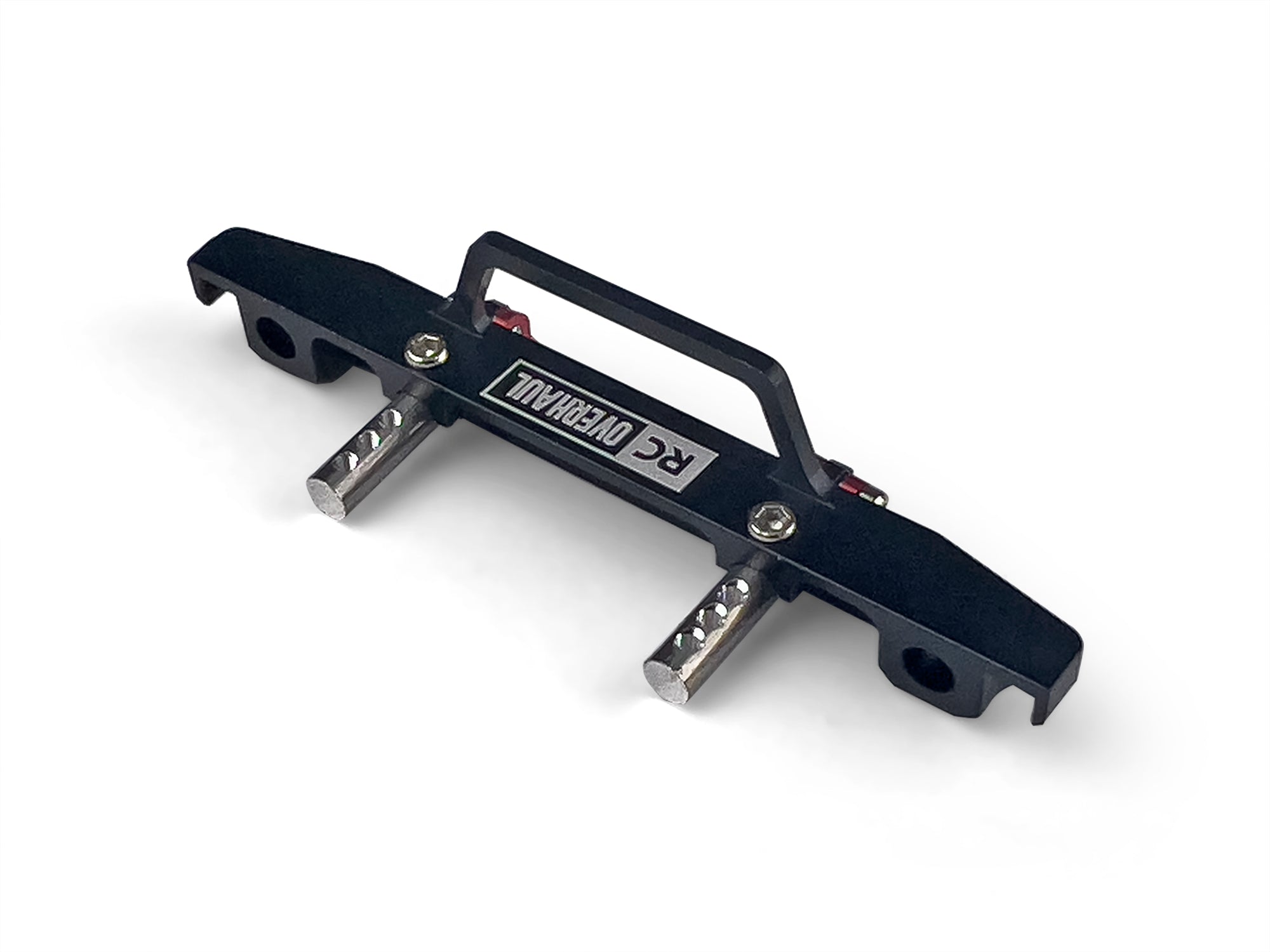 Fr Bumper Set Blk Aluminum SCX24