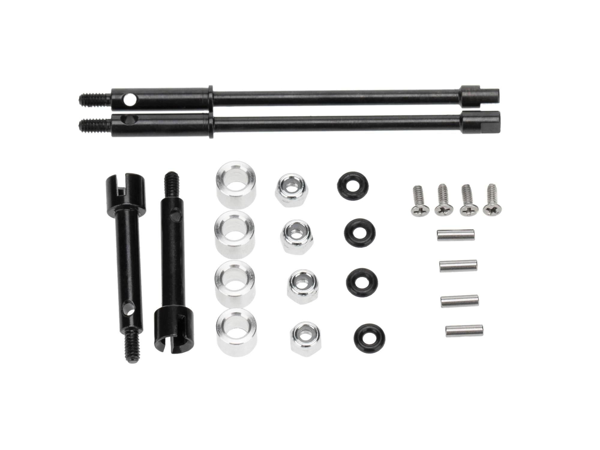 Drive Shafts / Axles +4mm Steel SCX24