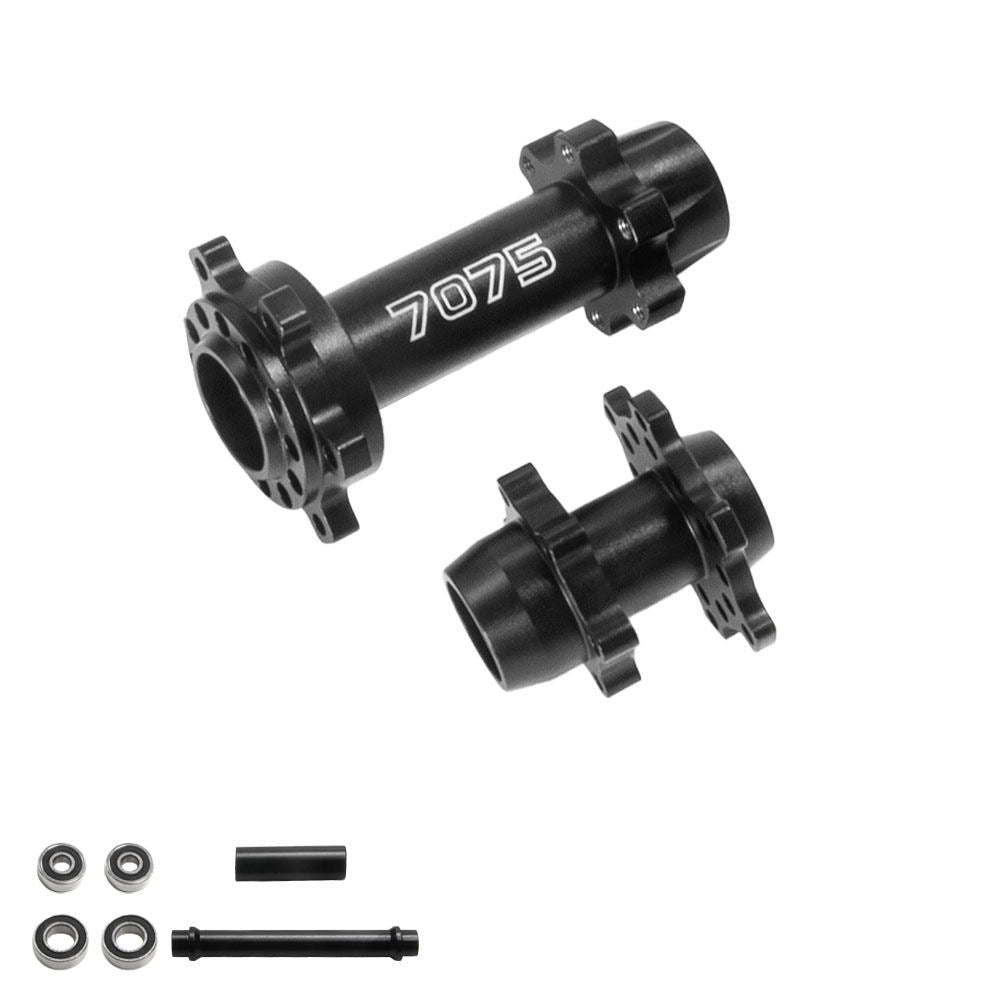 Aluminum Hub Set, Promoto, Black