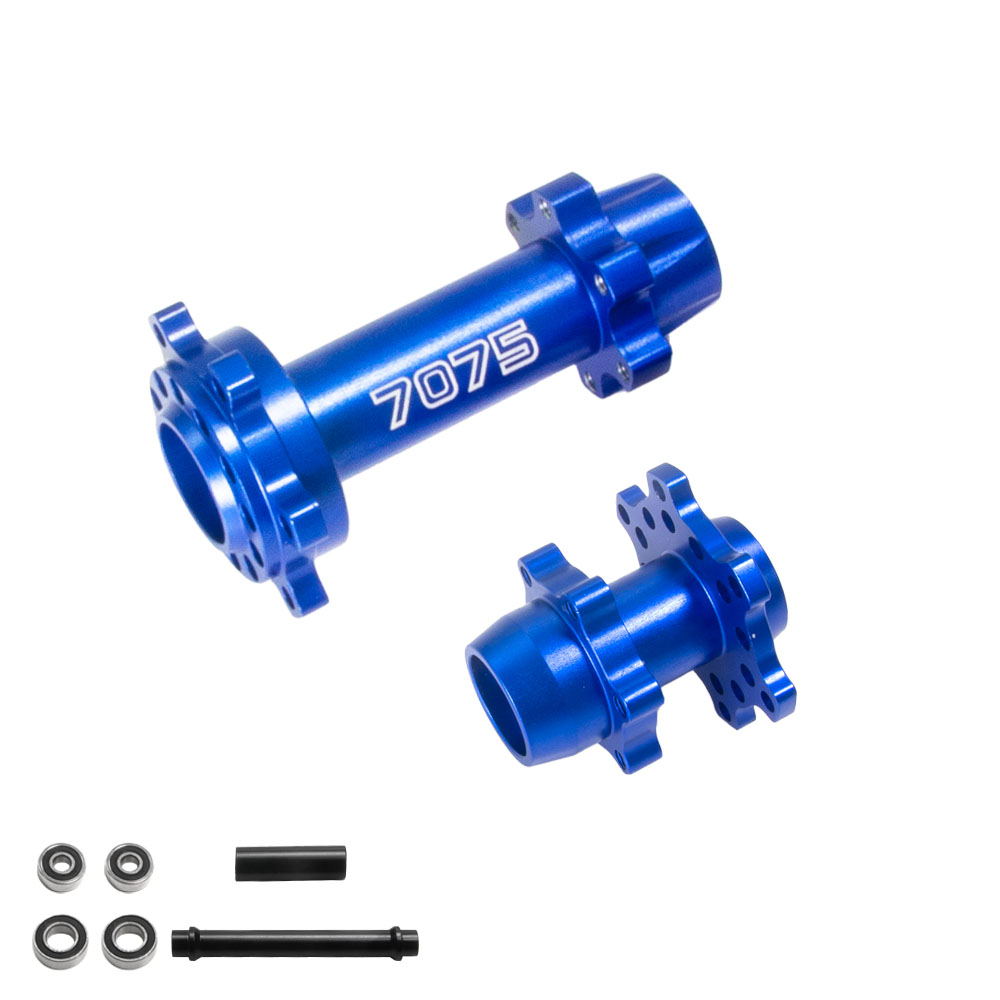 Aluminum Hub Set, Promoto, Blue