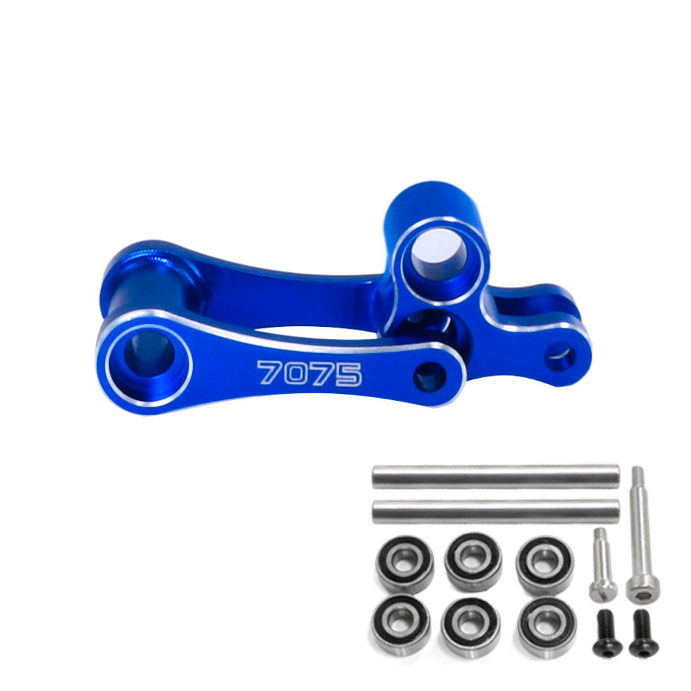 Aluminum Knuckle & Pull Rod, Promoto, Blue