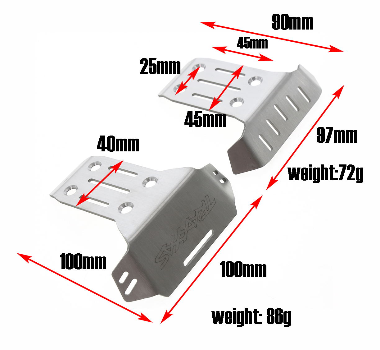 Armour Guard Plates F/R Steel Sledge