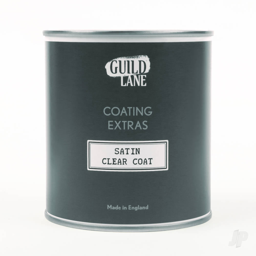 Guild Lane Acrylic Satin Top Coat, Clear (250ml Jar) GLDCEX1400250 1