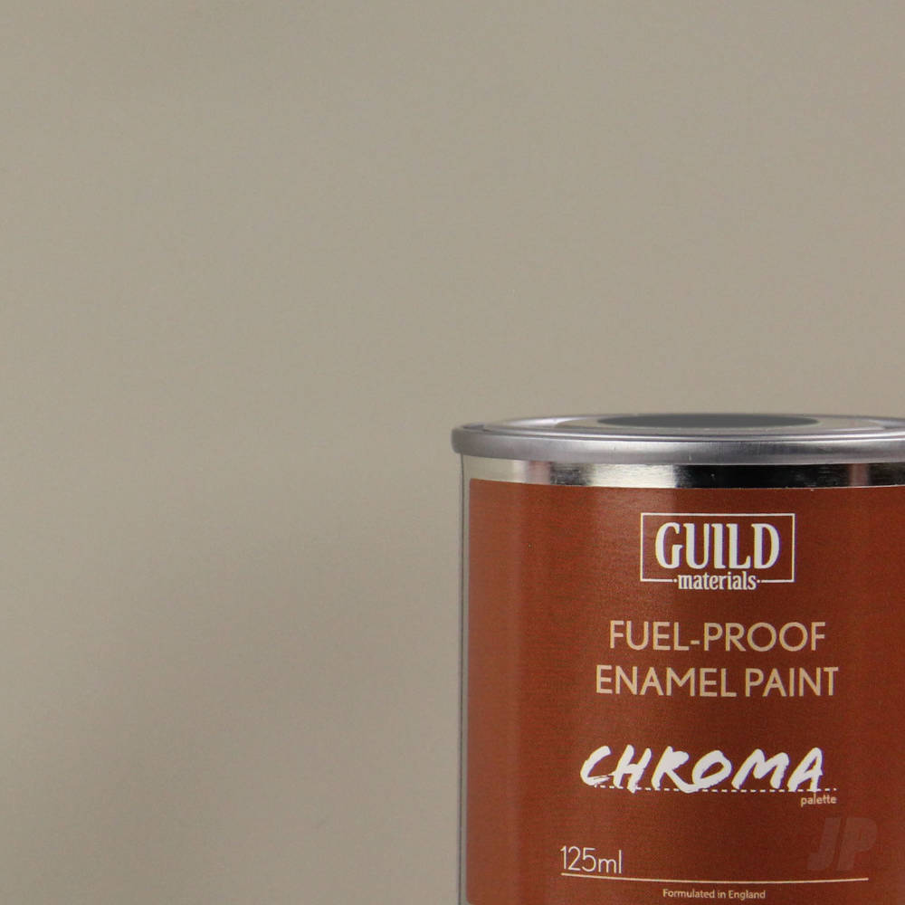 Guild Lane Chroma Enamel Fuelproof Paint Matt Light Grey (125ml Tin) GLDCHR6310 Main