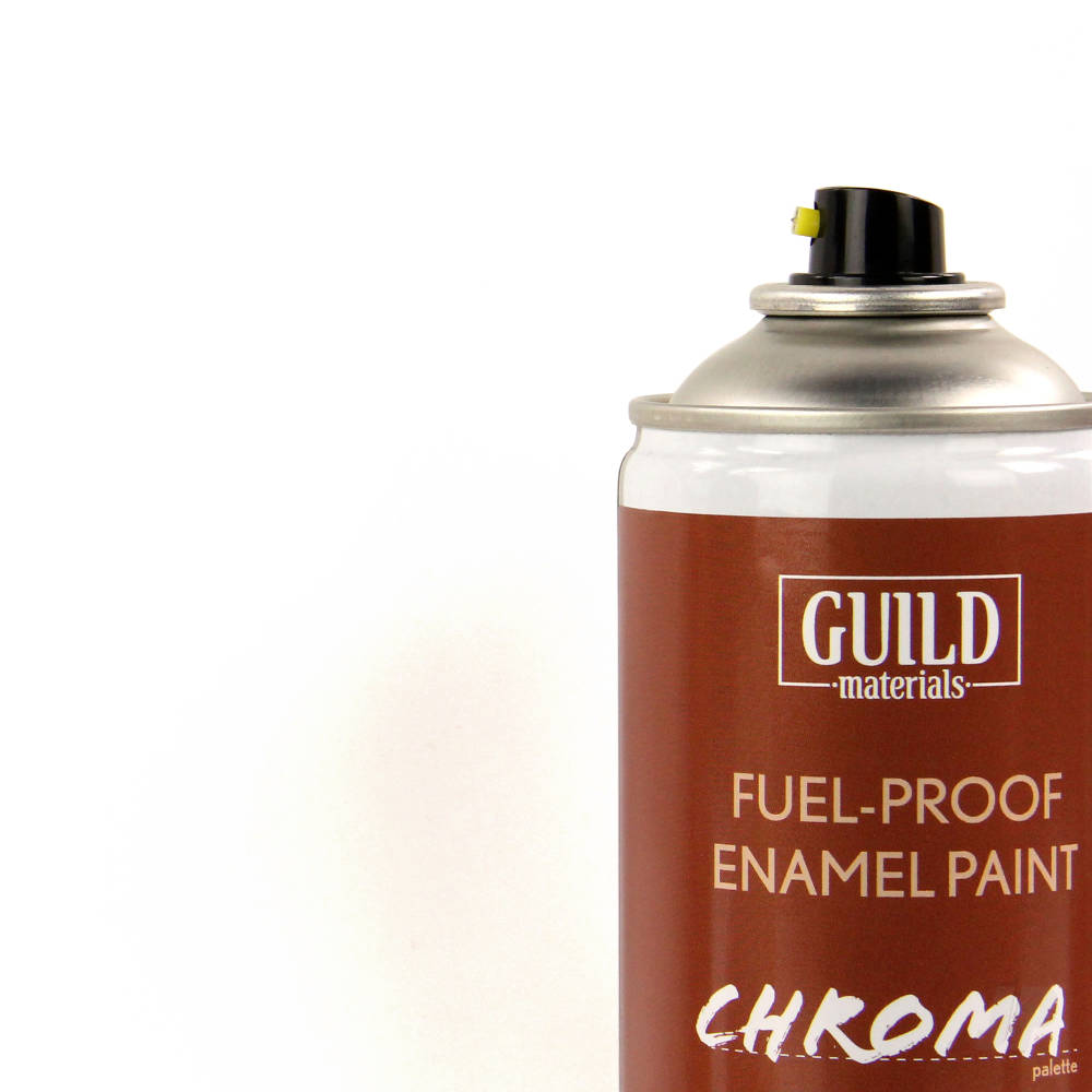 Guild Lane Chroma Enamel Fuelproof Paint Gloss White (400ml Aerosol) GLDCHR6400 Main