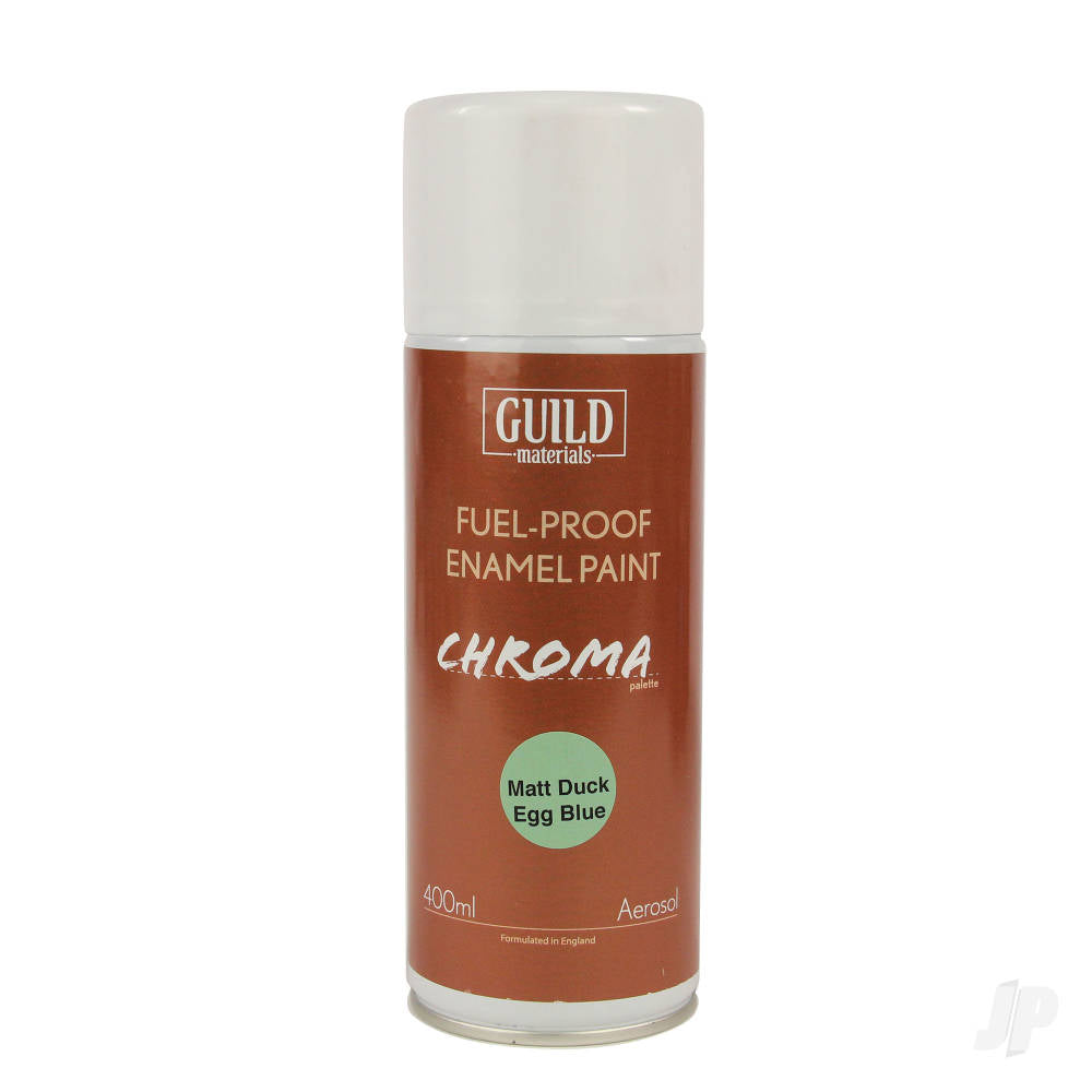 Guild Lane Chroma Enamel Fuelproof Paint Matt Duck Egg Blue (400ml Aerosol) GLDCHR6513 1