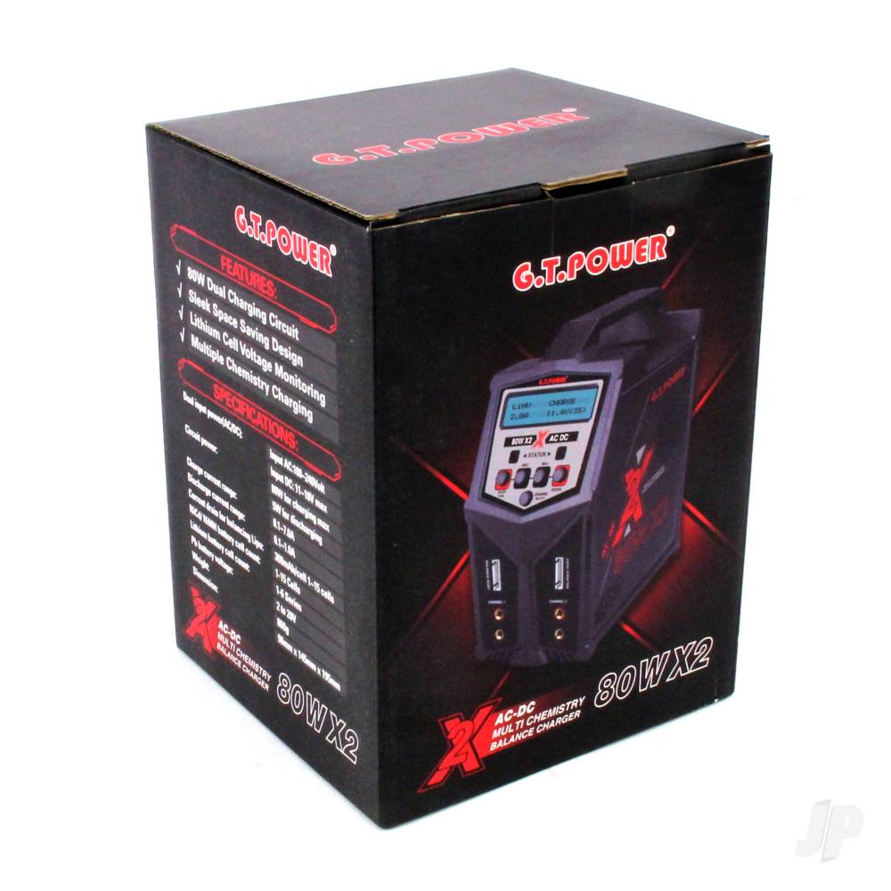 GT Power X2 Charger 2x80W Charger (UK) GTP0148 8