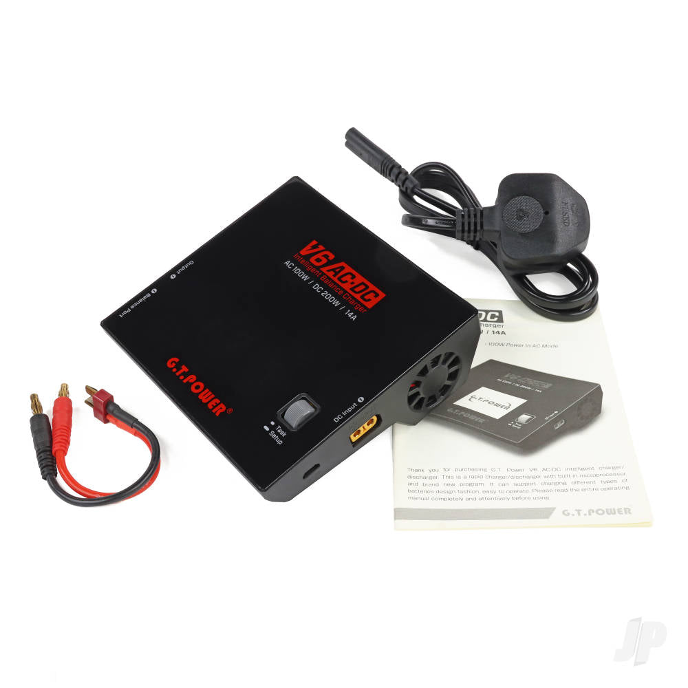 GT Power V6 100W AC / 200W DC 14A Charger GTP0168 1