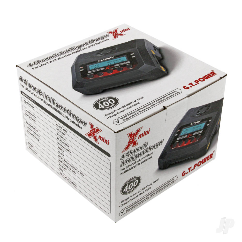 GT Power X4 Mini Charger 100W AC / 100W x4 DC (UK) GTP0169 6