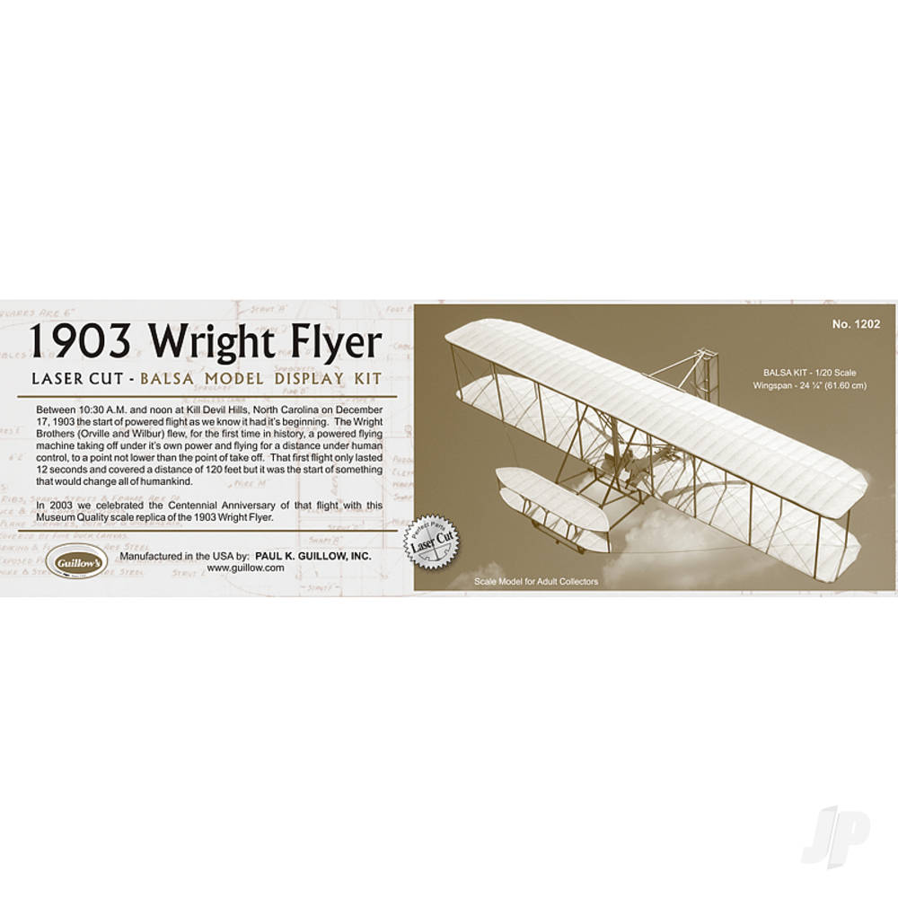 Guillow 1903 Wright Flyer GUI1202 2