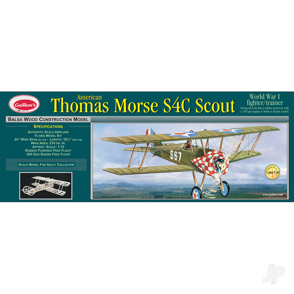 Guillow Thomas Morse Scout (Laser Cut) GUI201LC 1