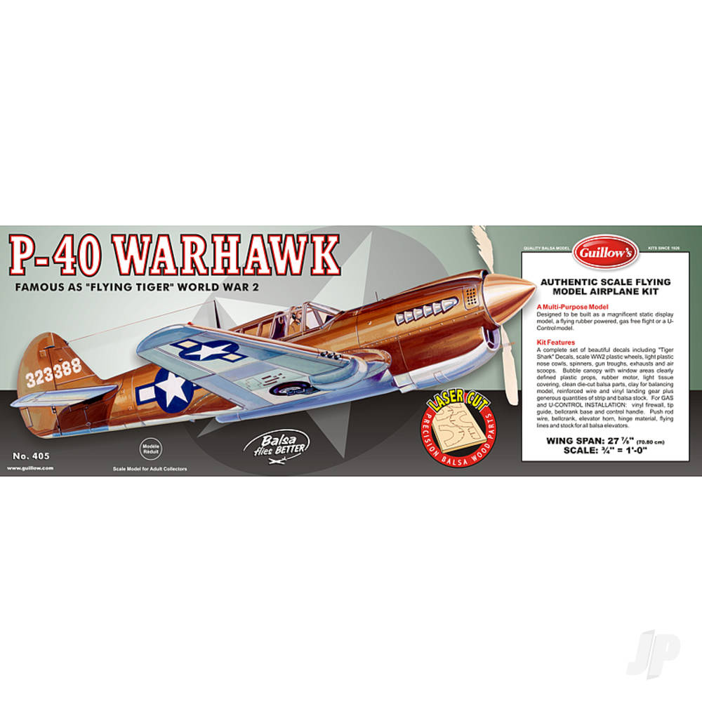 Guillow Warhawk (Laser Cut) GUI405LC 1