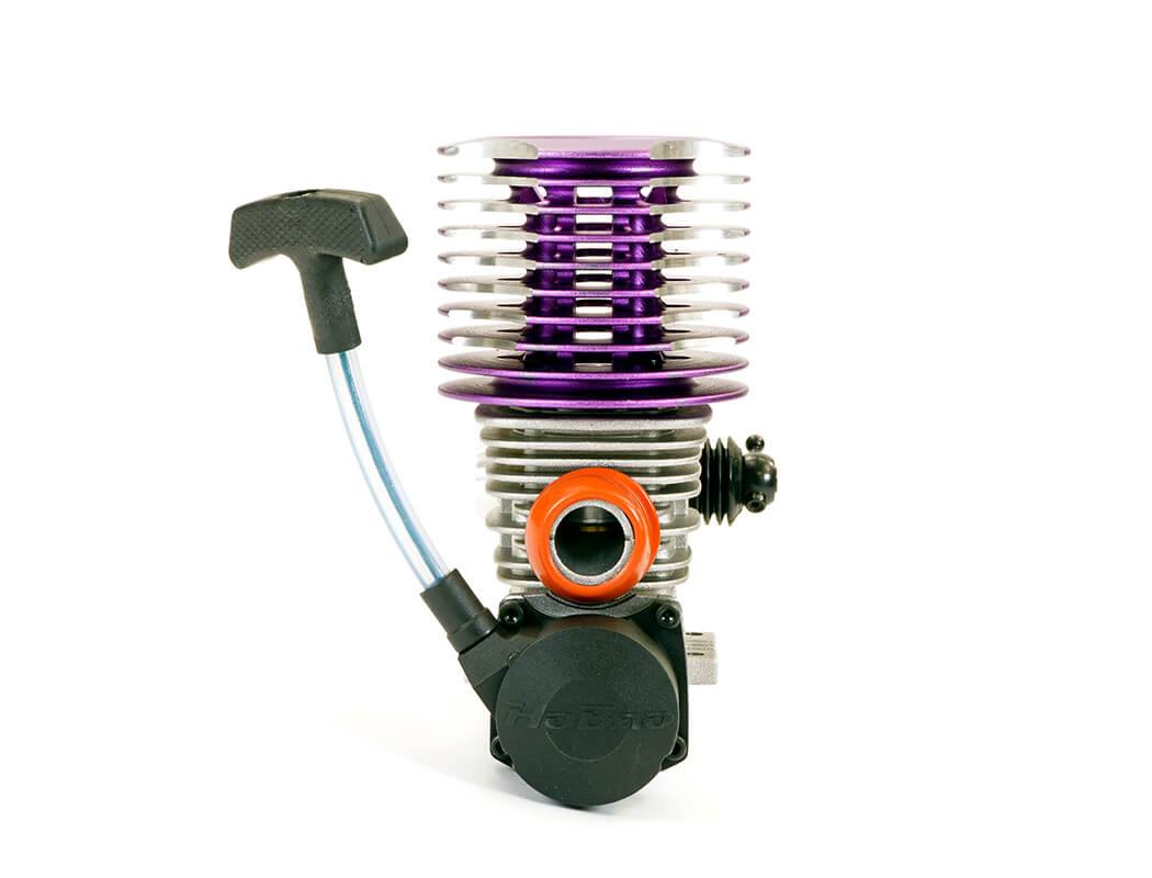 Hobao Hyper .21 3-Port Pull Start Engine (Turbo Plug) - New Cops H2132T2