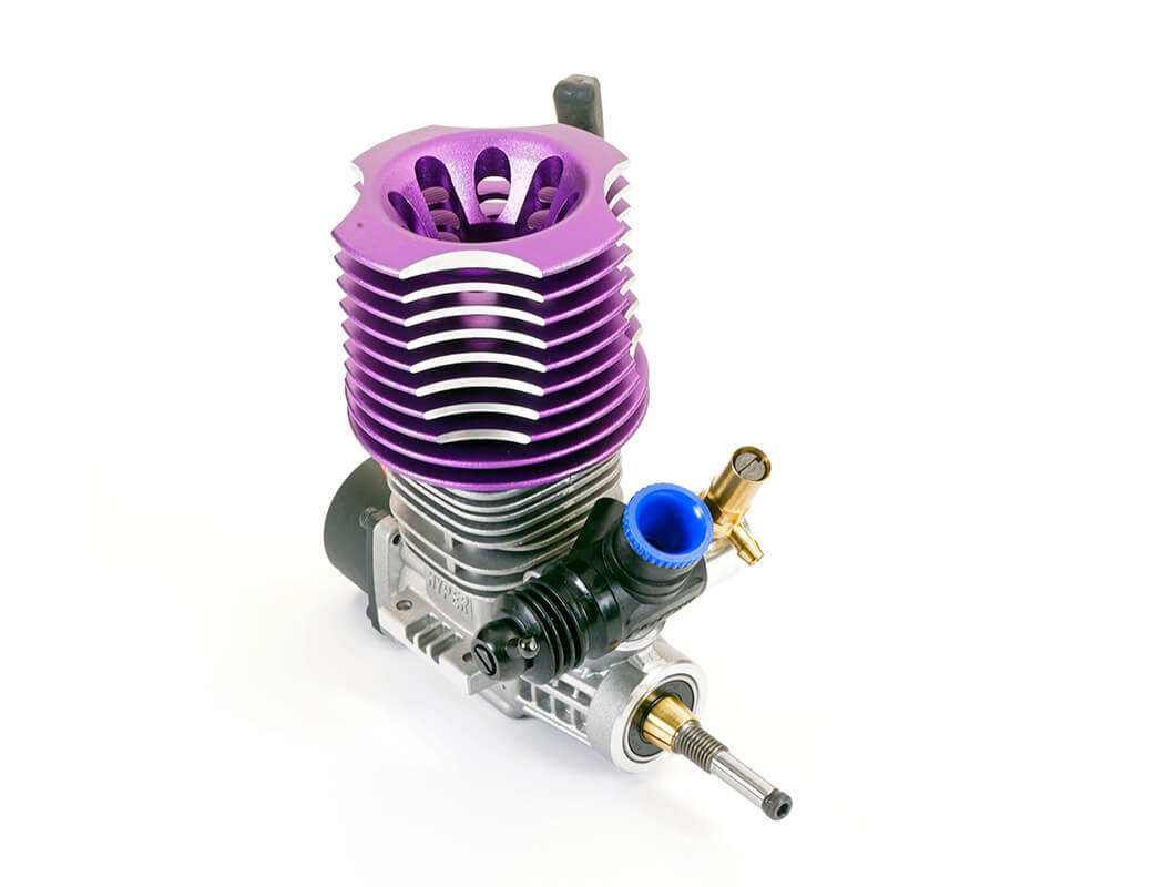 Hobao Hyper .21 3-Port Pull Start Engine (Turbo Plug) - New Cops H2132T2