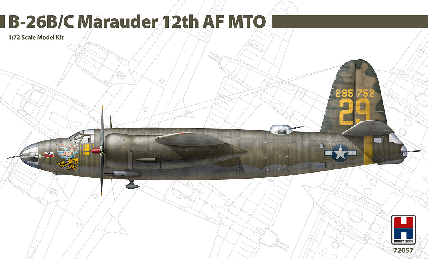 Martin B-26B/C Marauder ex-Hasegawa