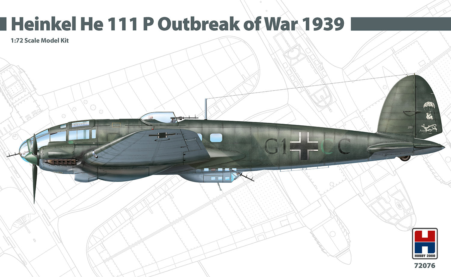 Hobby 2000 Heinkel He-111P Outbreak - H2K72076
