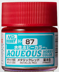 Mr Hobby Aqueous Hobby Color 10ml H-087 Metallic Red