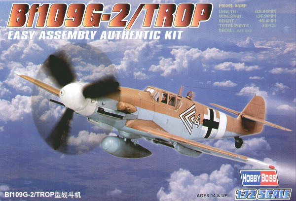 Hobbyboss 1:72 - Bf109G-2 Trop