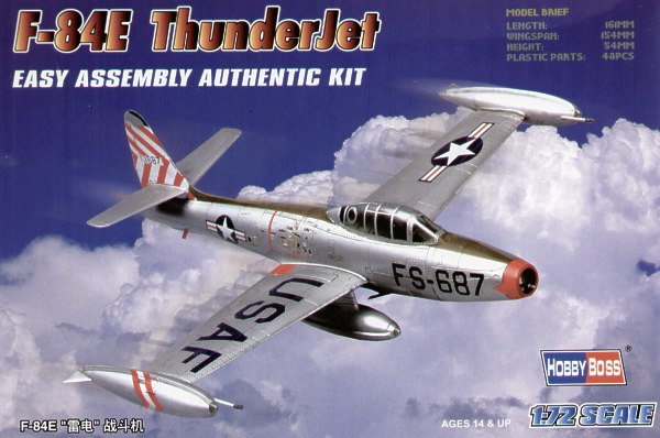 Hobbyboss 1:72 - F-84E Thunderstreak