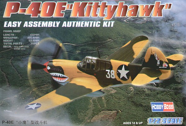 Hobbyboss 1:72 - P-40E Kittyhawk