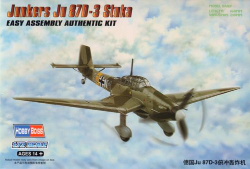 Hobbyboss 1:72 - Junkers Ju -87D-3 Stuka