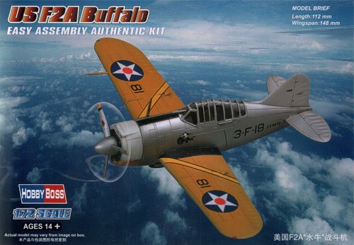 Hobbyboss 1:72 - US F2A Buffalo