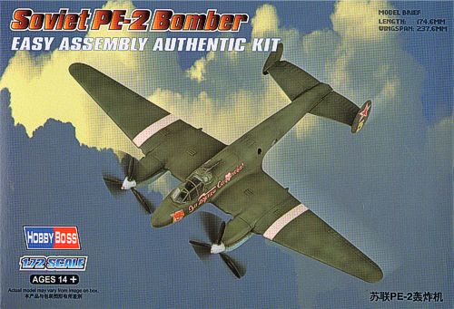 Hobbyboss 1:72 - Soviet PE-2 Bomber