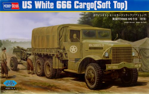 Hobbyboss 1:35 - US White 666 Cargo (Soft Top)