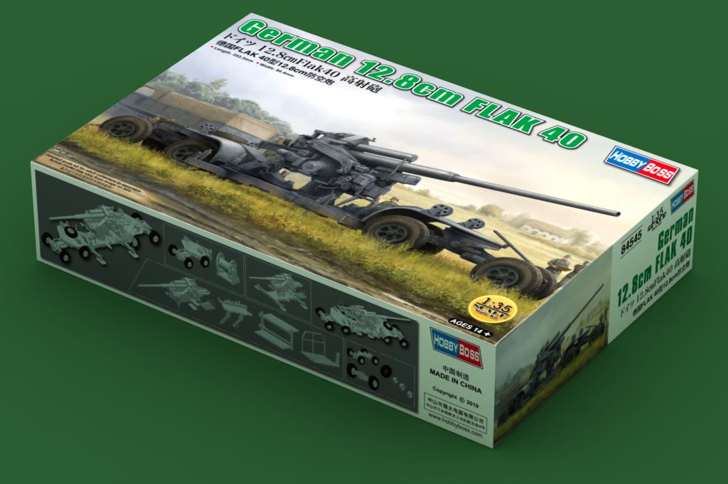 Hobby Boss German 12.8cm FLAK 40- HB84545