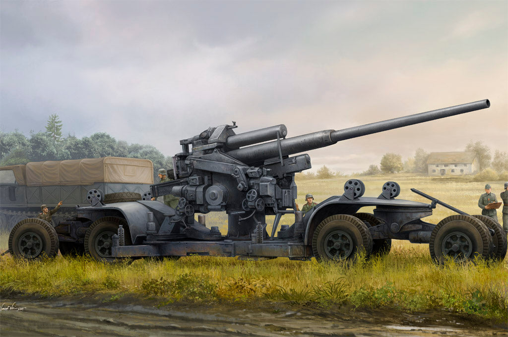 Hobby Boss German 12.8cm FLAK 40- HB84545