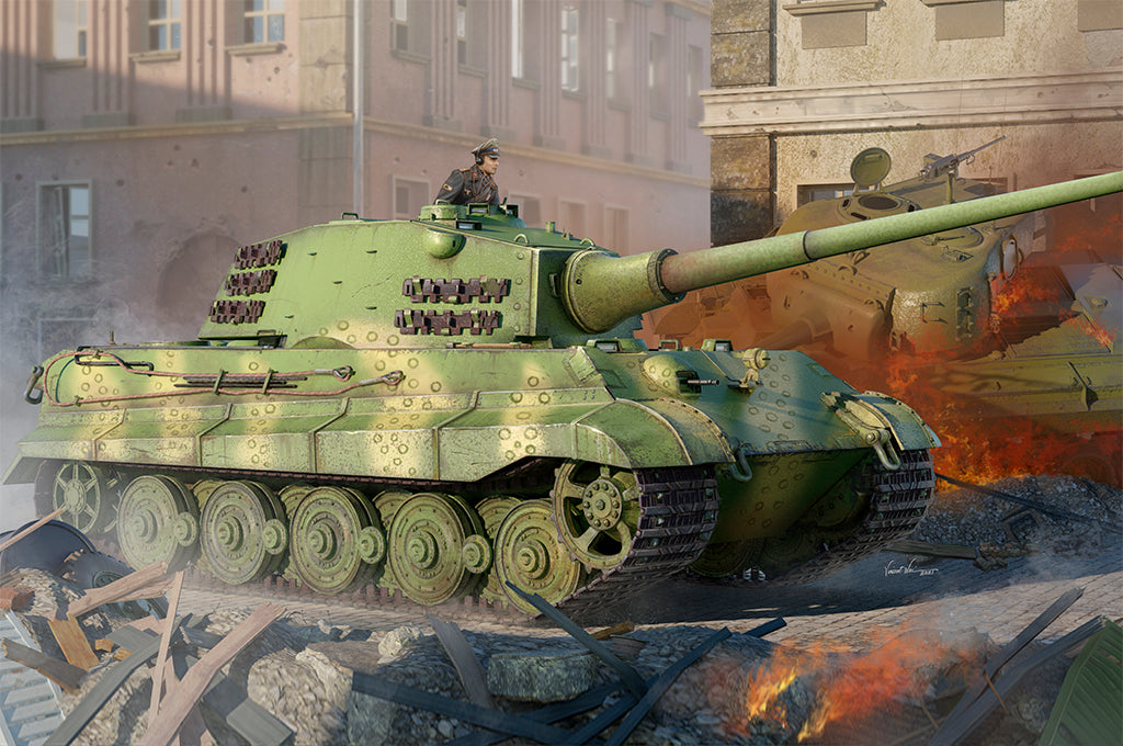 Hobbyboss 1:35 - Pz Kpfw.VI Sd.Kfz 182 Tiger II HT 105mm