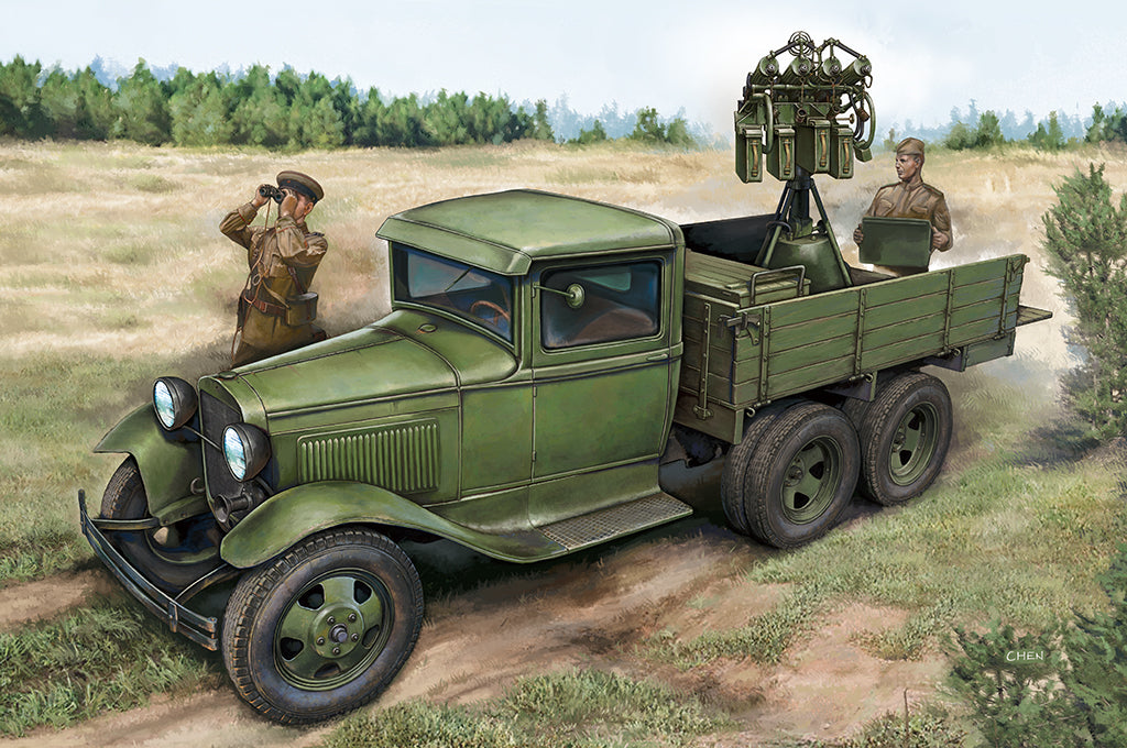Hobbyboss 1:35 - Gaz-AAA w/ Quad Maxim AA Gun