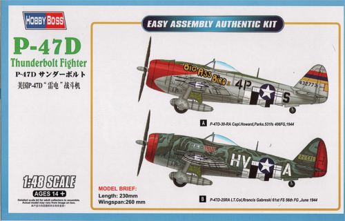 Hobbyboss 1:48 - P-47D Thunderbolt Fighter