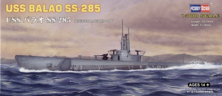 Hobbyboss 1:700 - USS Balao SS -285