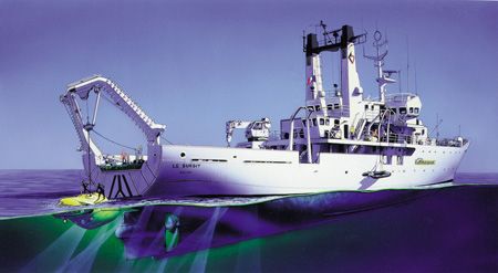 1:200 Le Suroit. (the search vessel that found the Titanic)