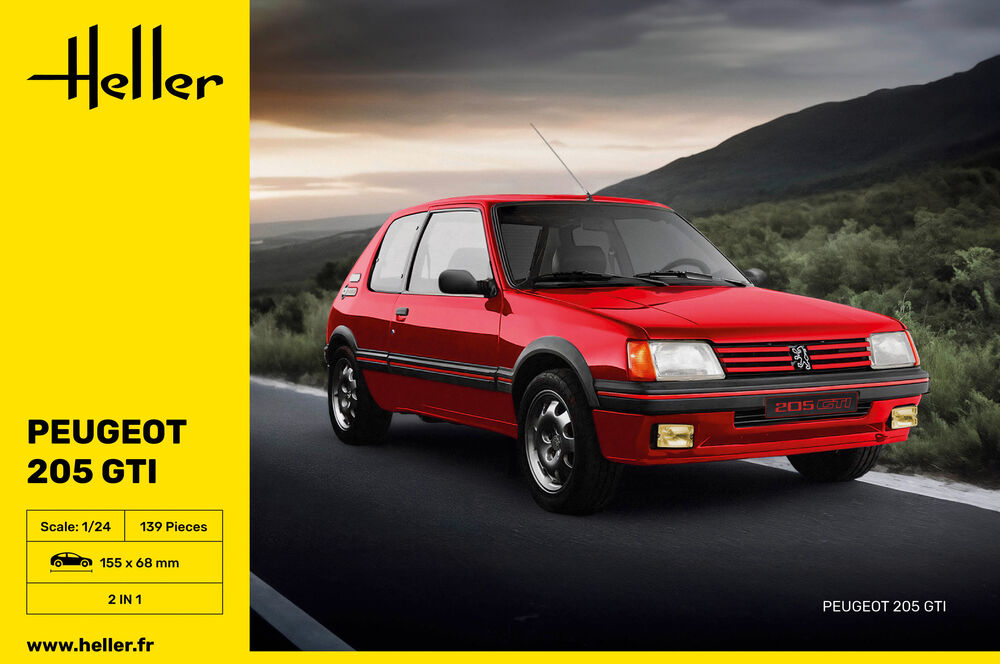 Heller 1:24 - Peugeot 205 GTI (HEL82705)