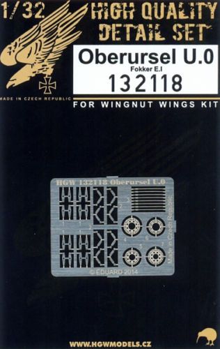 Oberursel U.0 (Fokker E.I engine) (designed to be used with Wingnut Wings kits)