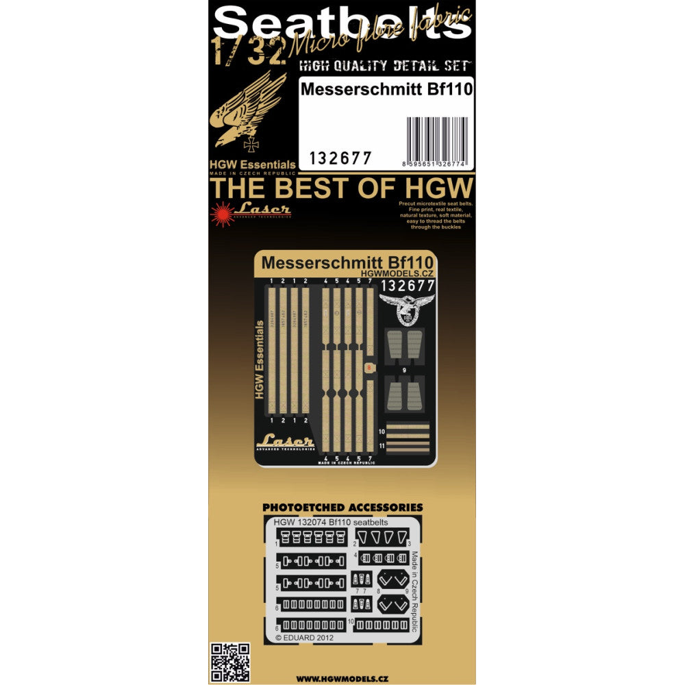 MESSERSCHMITT BF-110 - SEATBELTS