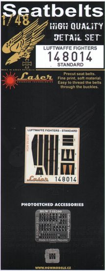 LUFTWAFFE FIGHTERS - STANDARD - seatbelts - LASER