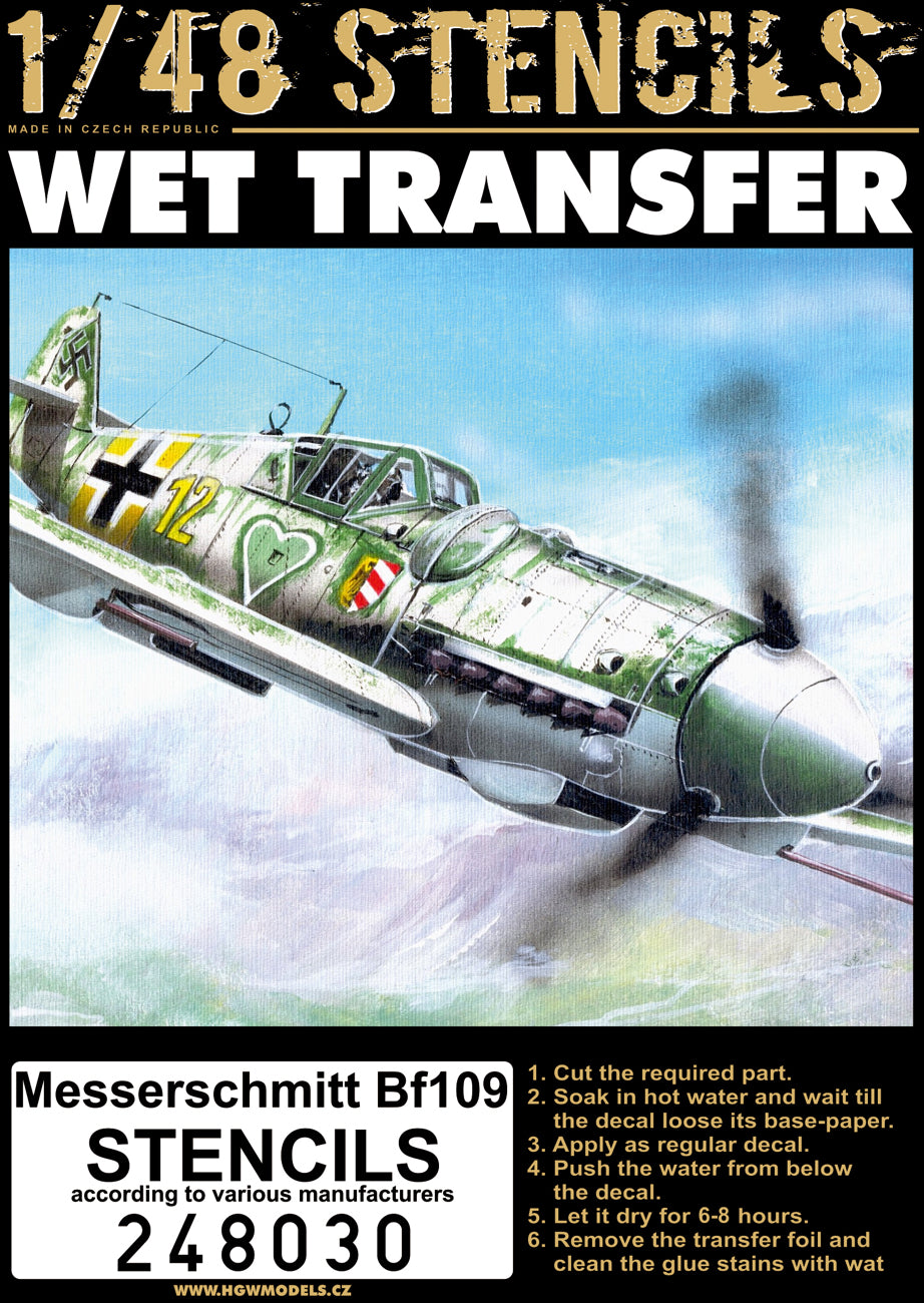 Messerschmitt Bf-109 Stencils