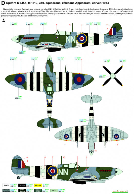 Supermarine Spitfire Mk.IXC/Mk.IXe 'The Longest Day' - Markings