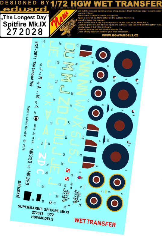 Supermarine Spitfire Mk.IXC/Mk.IXe 'The Longest Day' - Markings